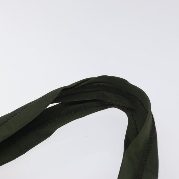 PRADA Hand Bag Nylon Khaki Silver - Picture 8 of 13